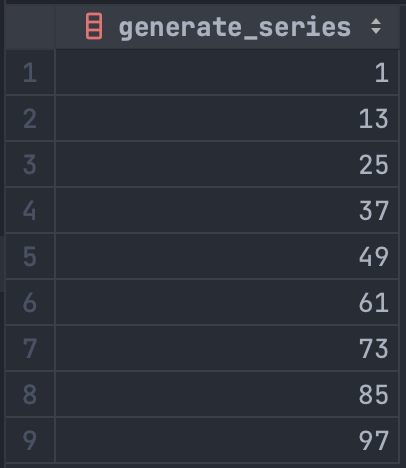 generate_series0